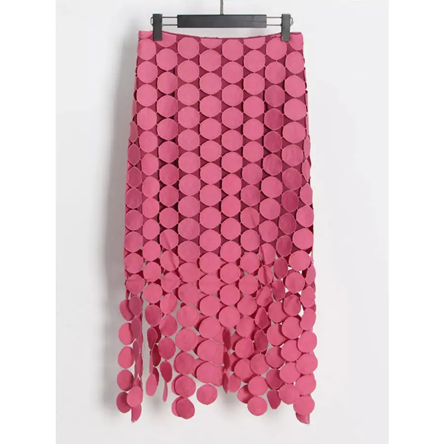 Fringe Midi Skirt