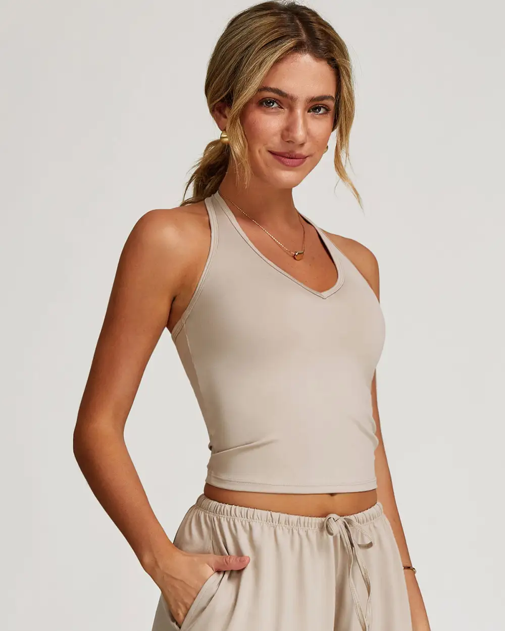 Precision Active Cropped T-Shirt