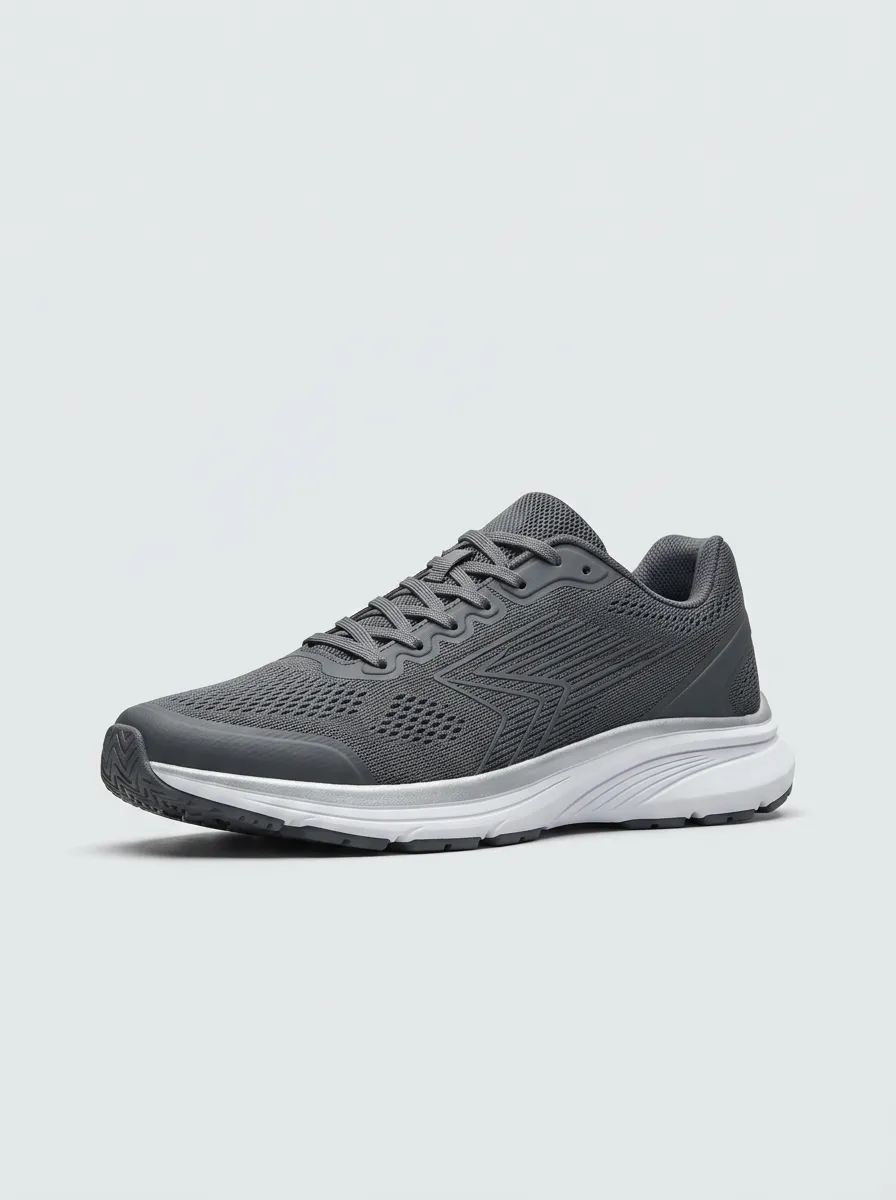 Contemporary Geometric Graphic Comfort Edit Men's Running Shoes