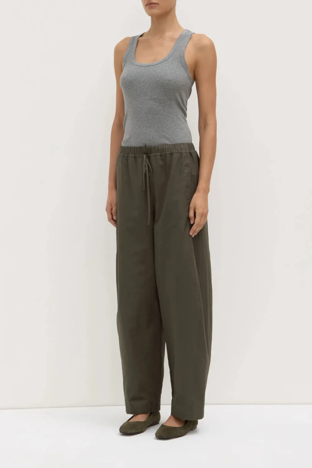 Cotton And Linen Blended Pants