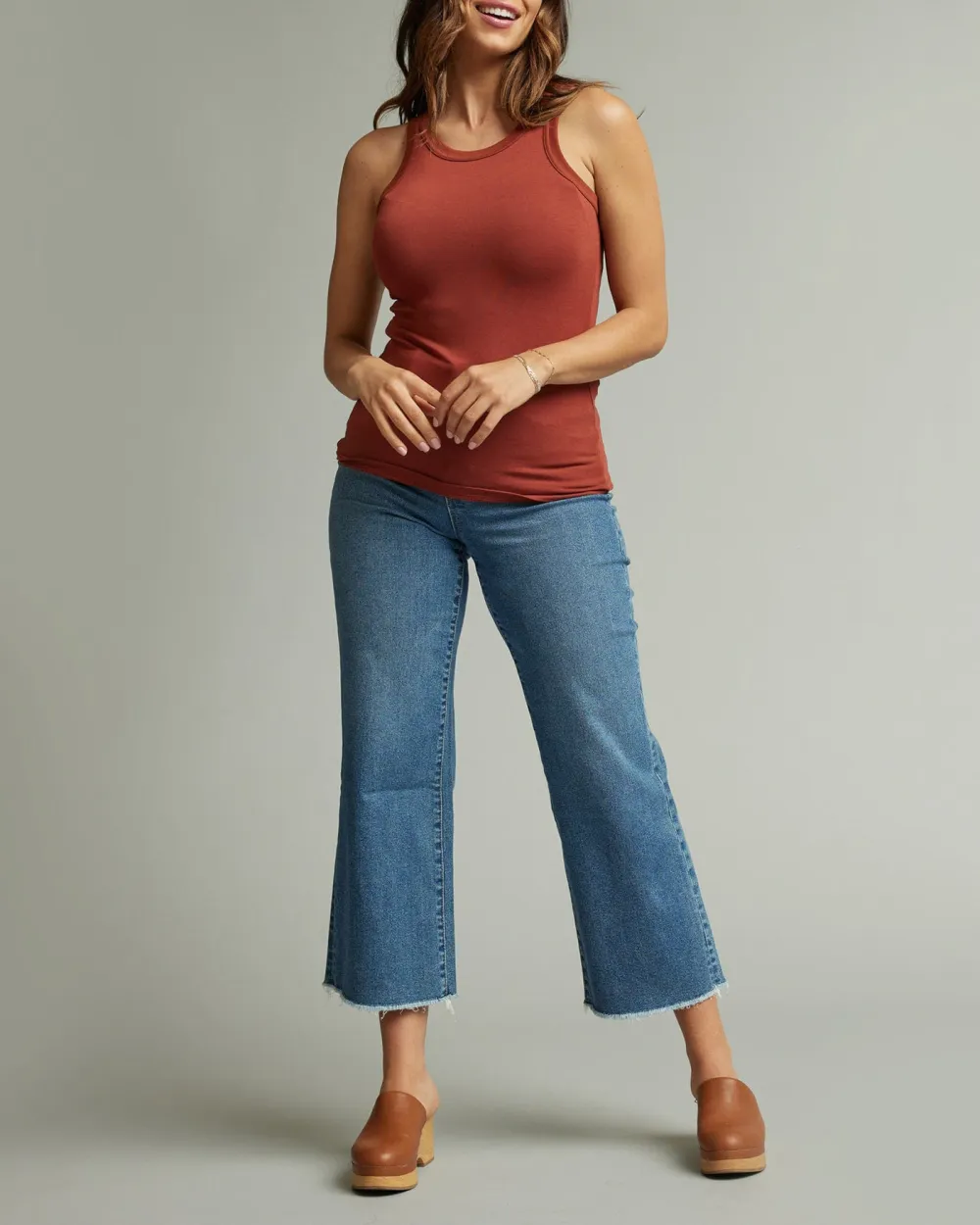 Crew Neck Tank Top