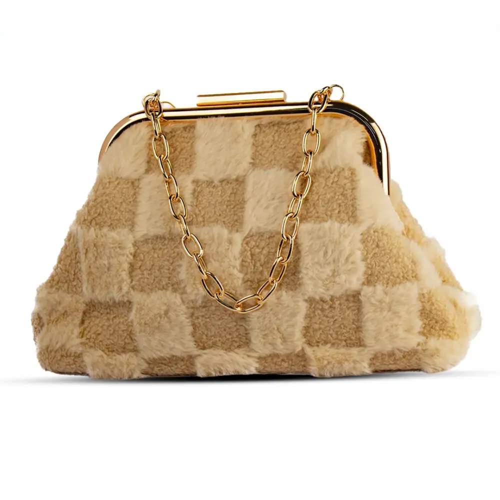 Simple Daily Fur Handbag