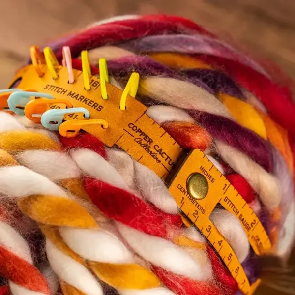 🧶The Crafters' Multi-Wrap | 7-in-1 Leather Measuring Tool