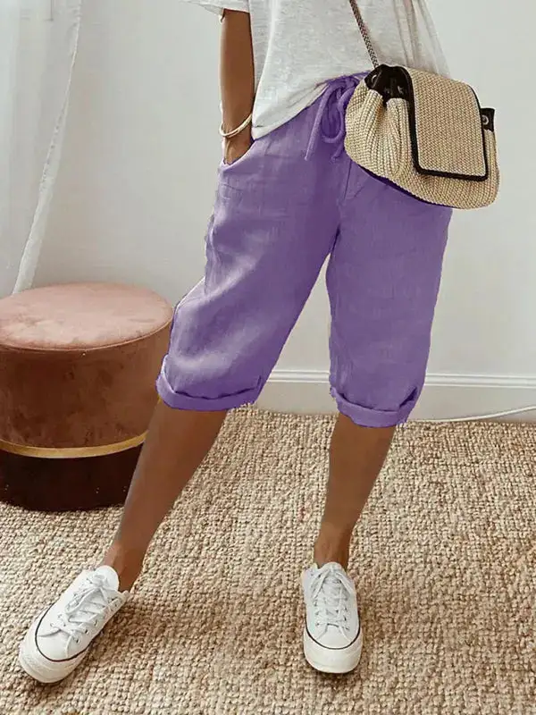 Elastic Shorts Pocket
