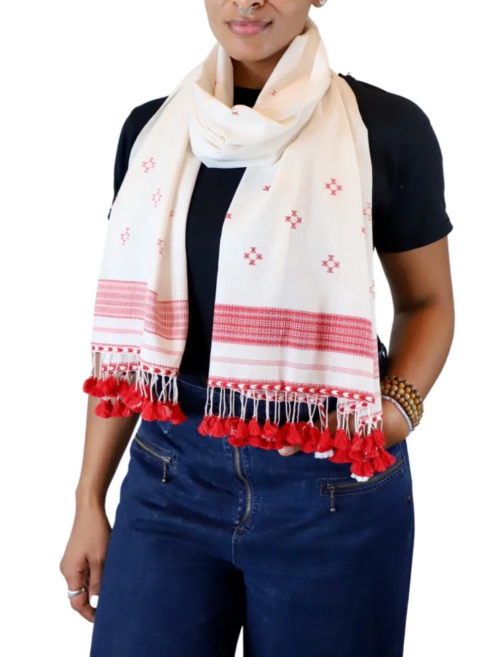 Red Kutch Scarf