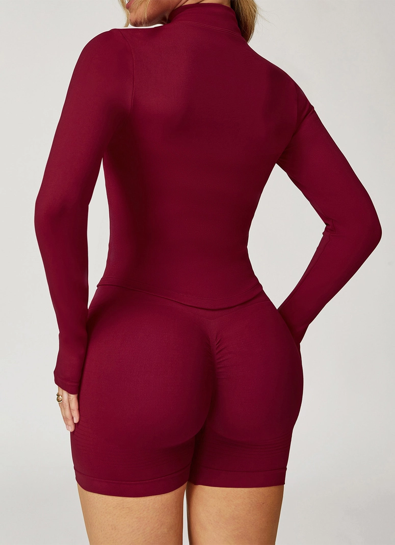 Zip Up Active Jacket Set