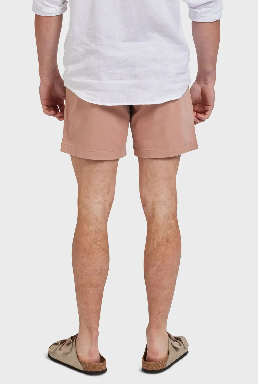 Dove Grey Twill Short
