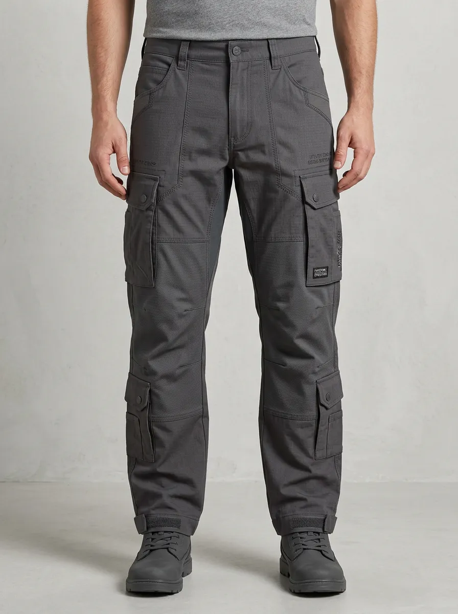 Men's Flap Pocket Technical Cargo Trousers