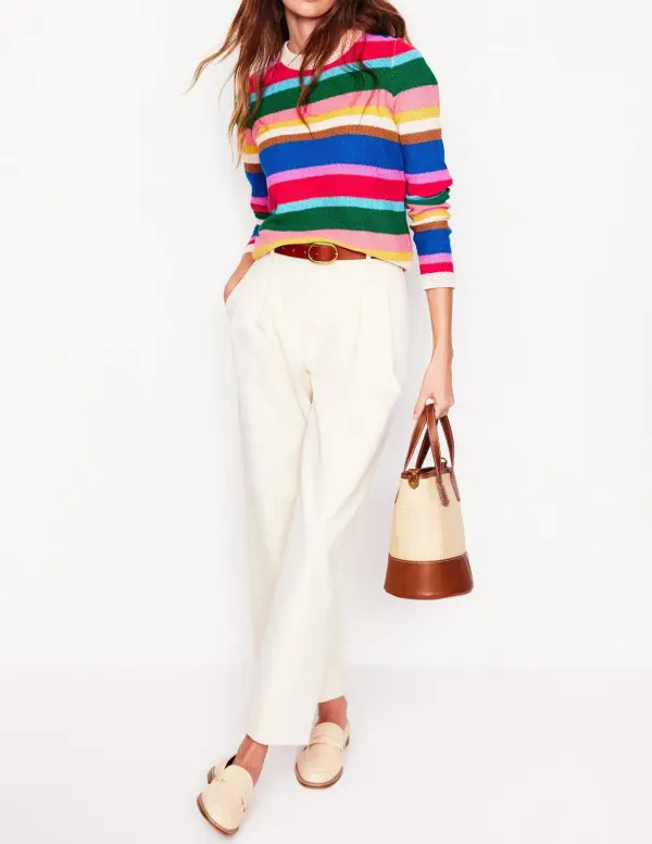 Callie Crochet Trim Sweater