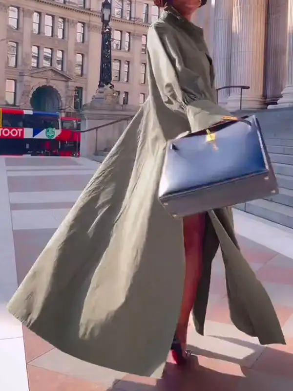 Joint Long Shirt Maxi Dress