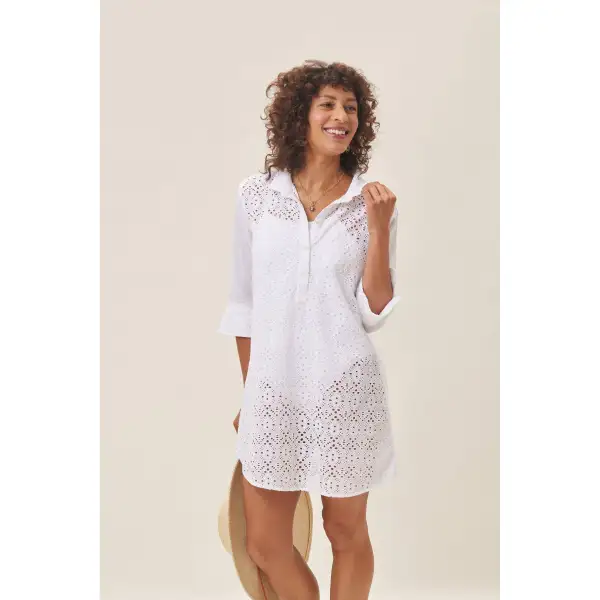 Eyelet Casual Shirt