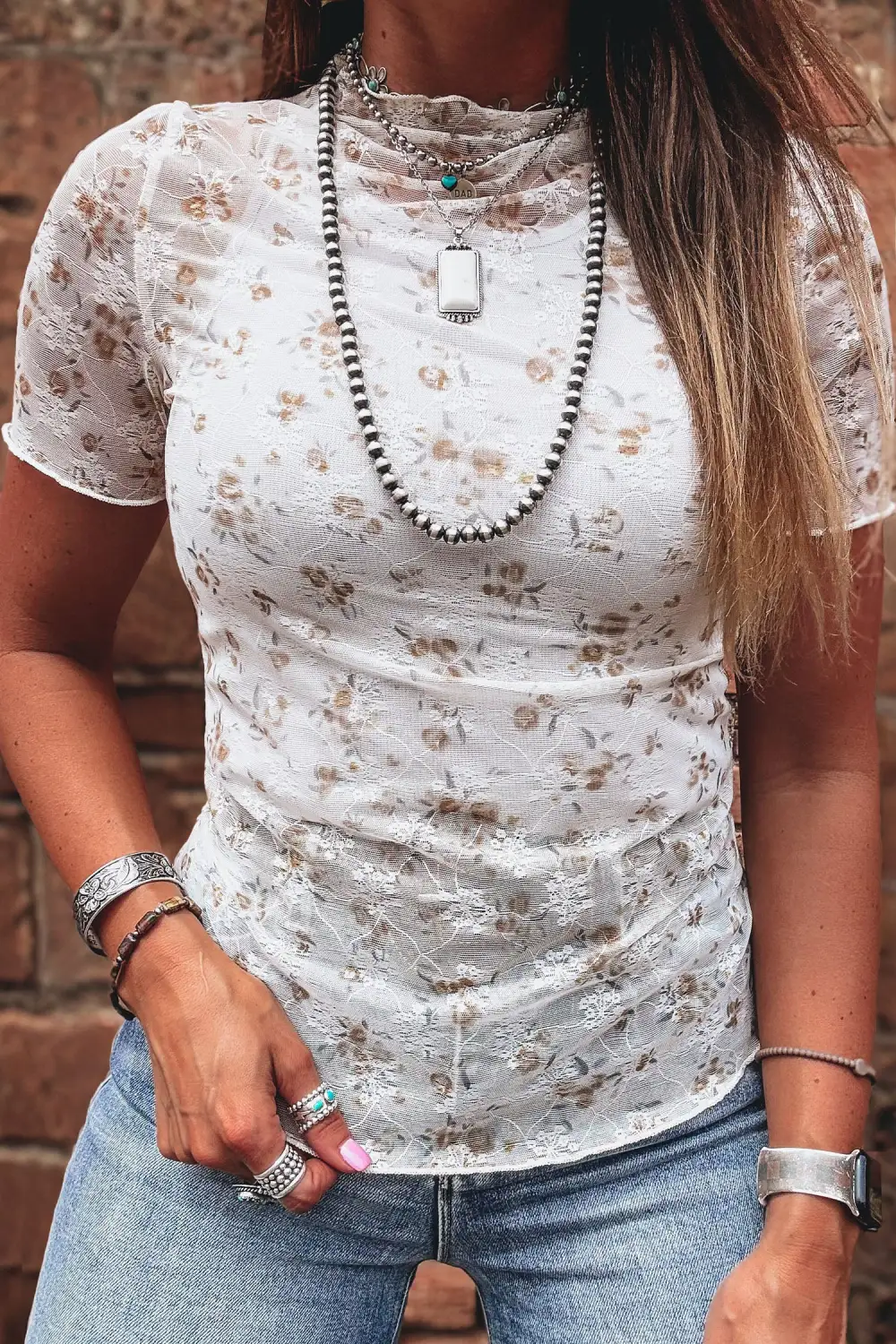 Airy Contrast Boxy Tee