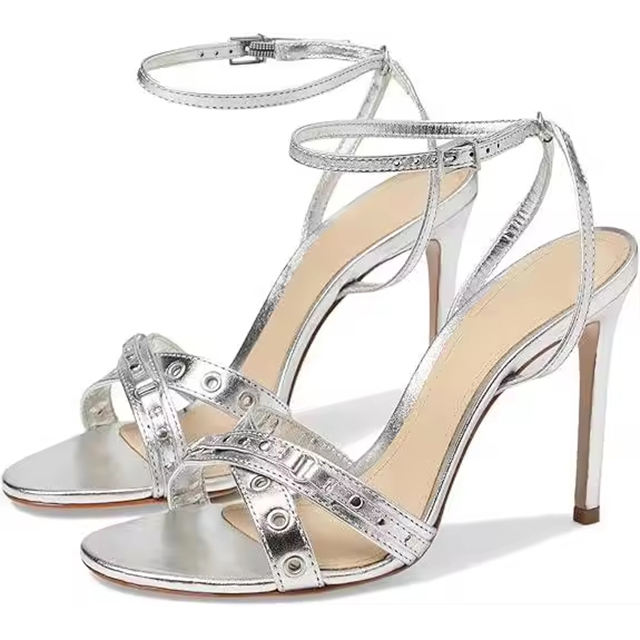 Arlina Classic Ankle Strap Stiletto Sandals