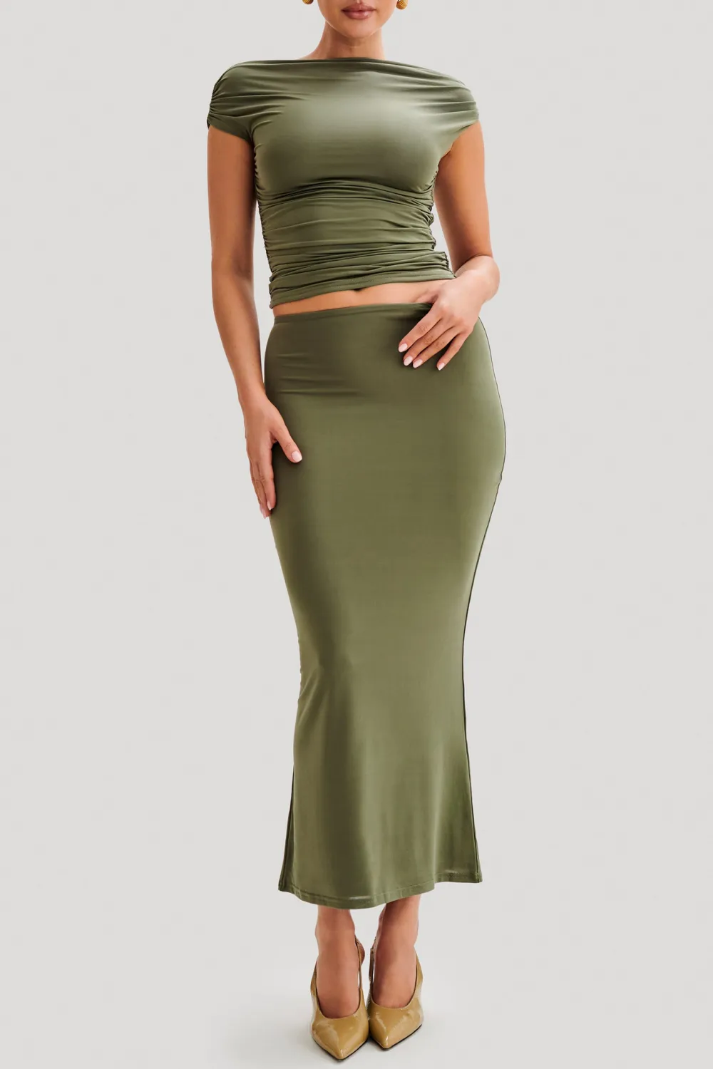 Slinky Ruched Top