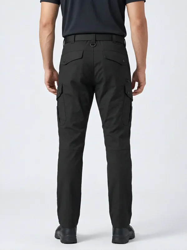 Men's Integrated-Belt Tactical Cargo Pants