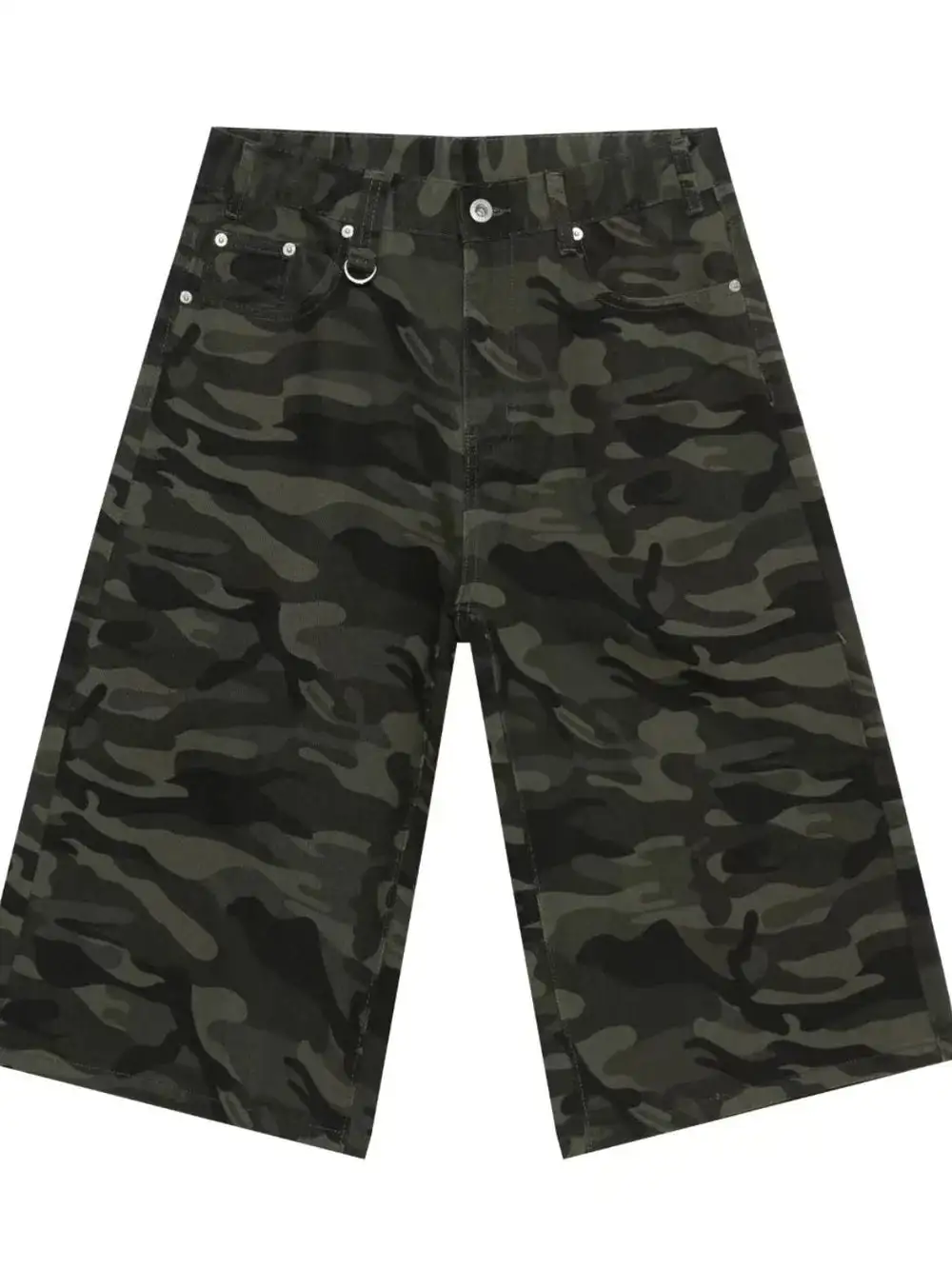 Everyday Wide Leg Cotton Blend Casual Shorts