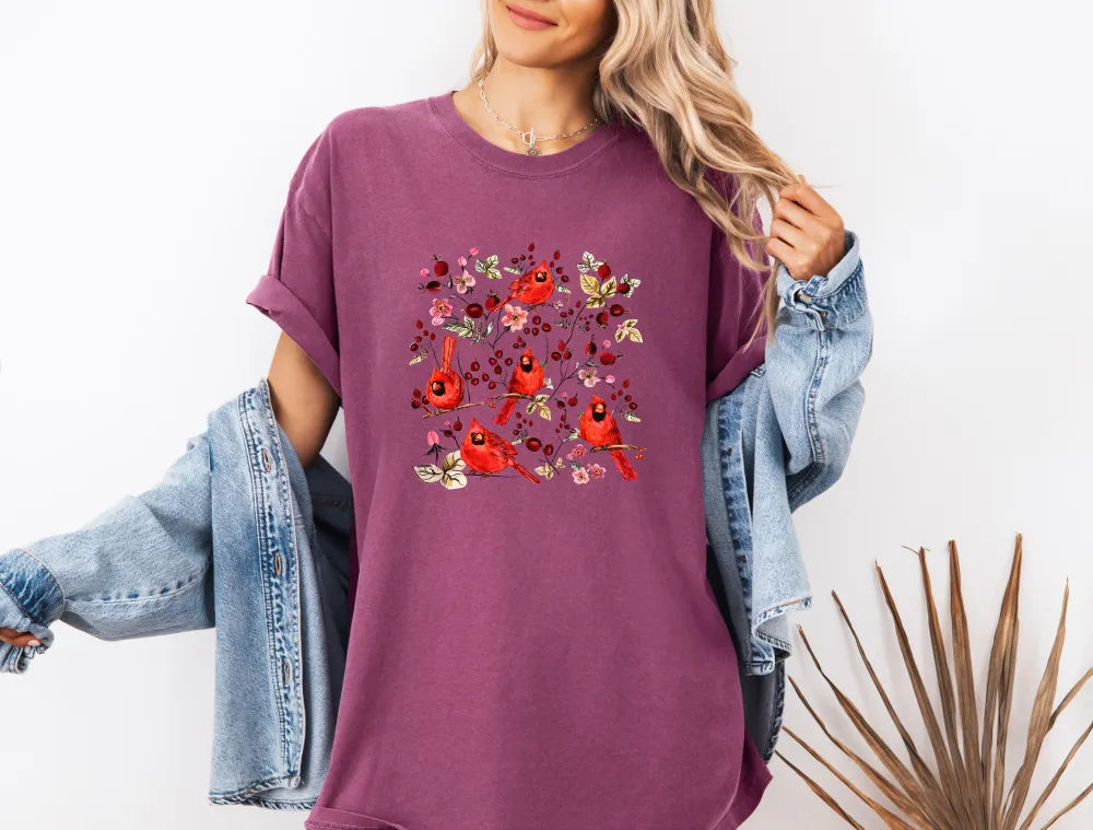 Songbird Graphic Garment Dyed Tee