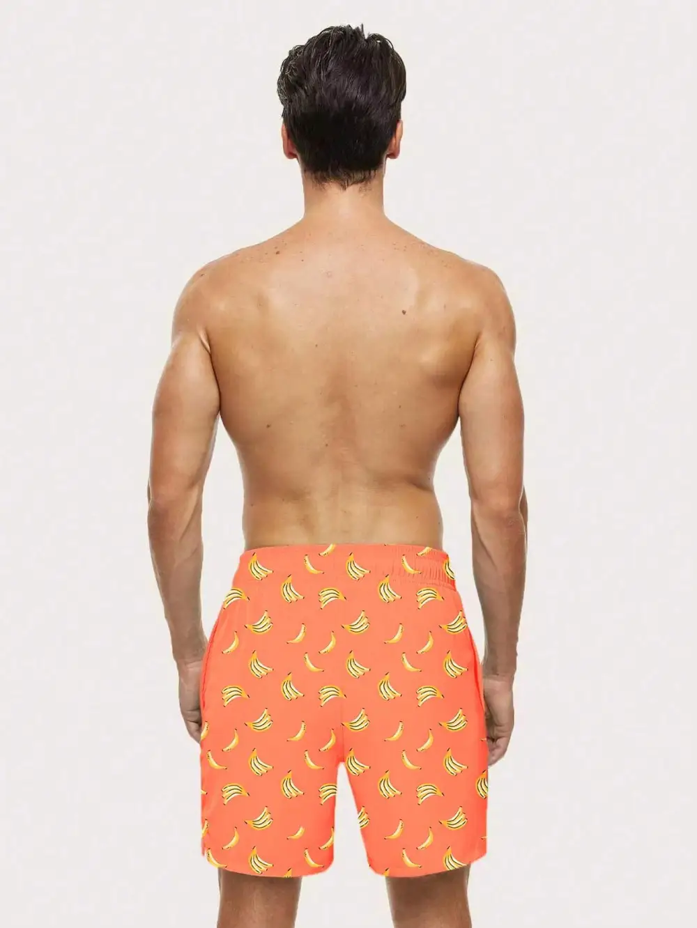 Men's Fruit and Vegetable Drawstring Pocket Beach Shorts