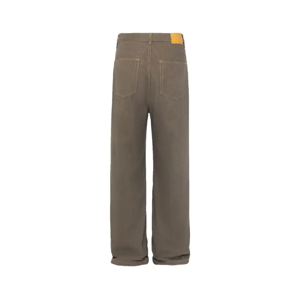 Versatile Washed Denim Jeans