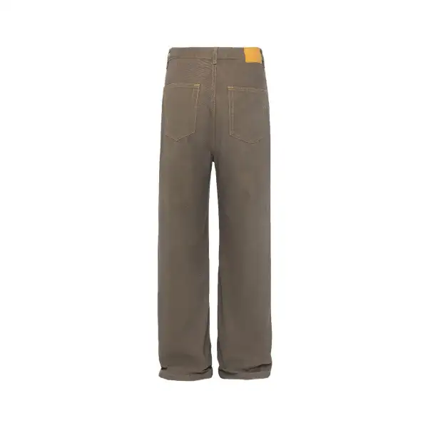 Versatile Washed Denim Jeans