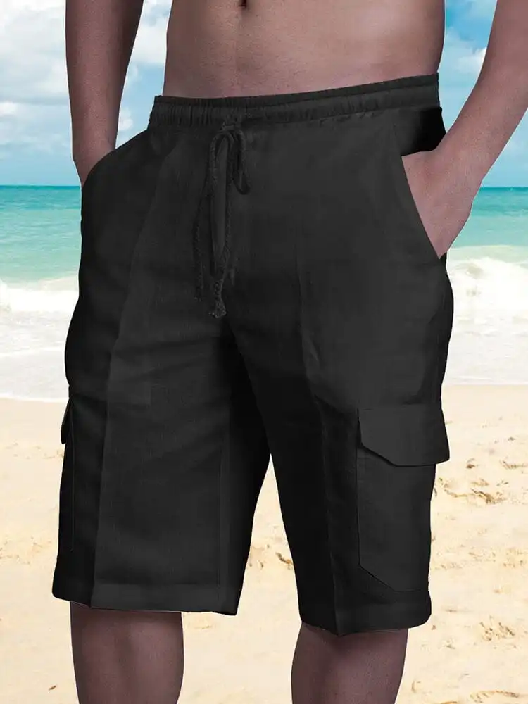 Men's Cotton Shorts Pockets