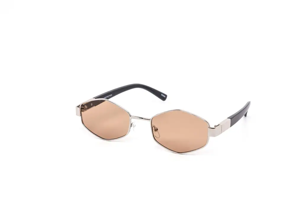 12-Pack Minimalist Metal Hexagon Sunglasses