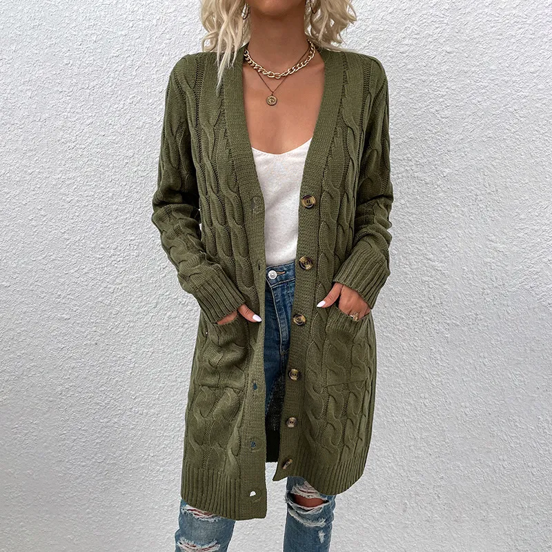 Women's knitted jacket sweater