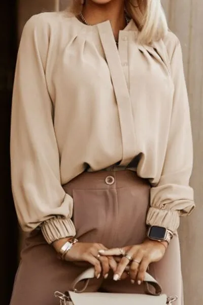 Relaxed Crew Neck Shirt