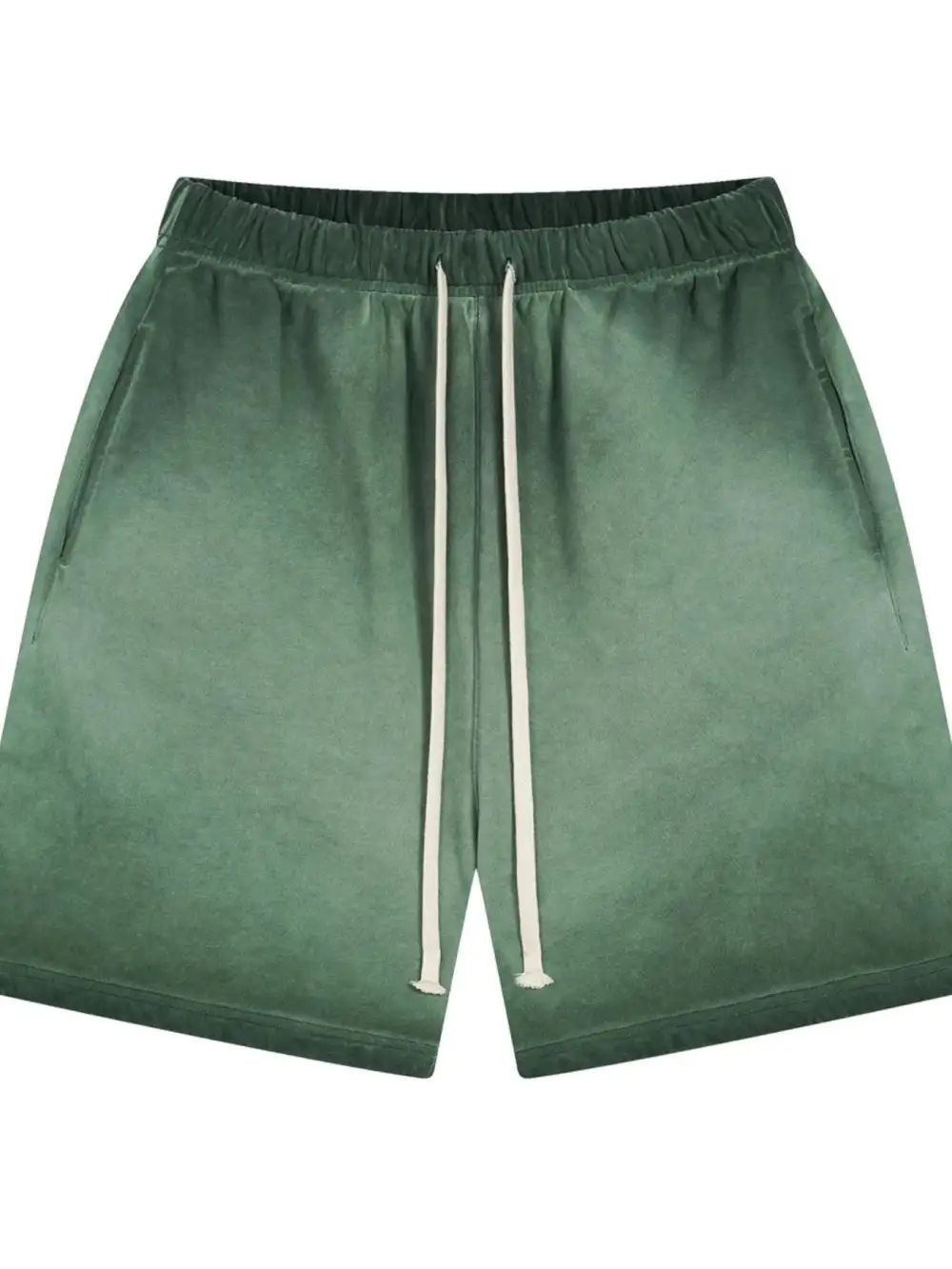 Simple Drawstring Cotton Blend Casual Shorts