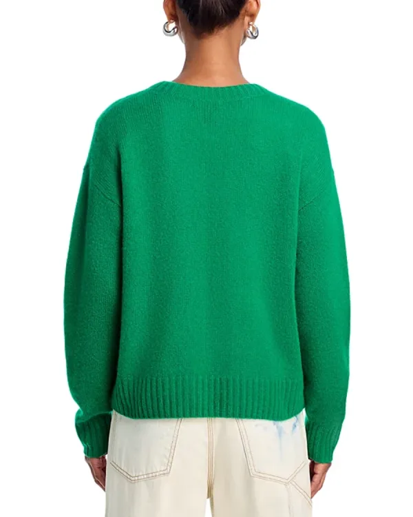 Pullover Style Cashmere Crewneck Sweater