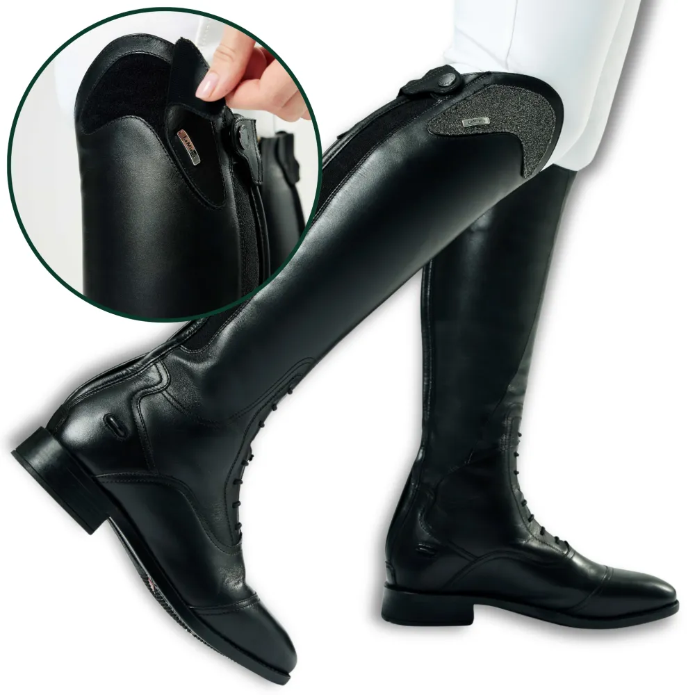 Everyday Zip Leather Riding Boots