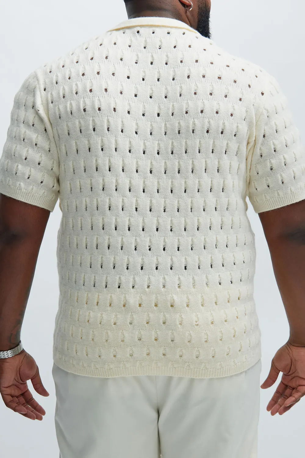 Hollow Textured Polo