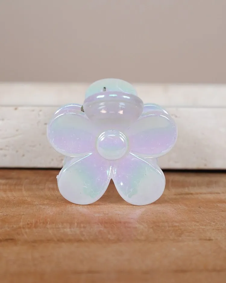 City Flower Jelly Style Hair Clip