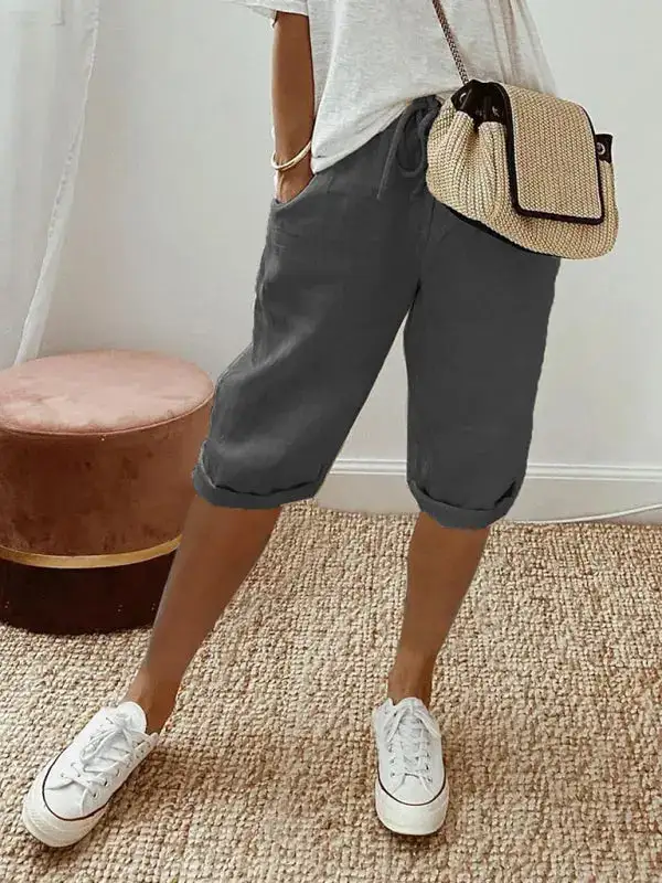Elastic Shorts Pocket