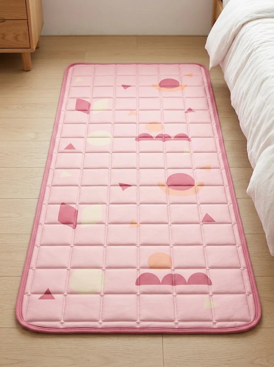 Portable Geometric Abstract Pattern Pattern Cooling Mat