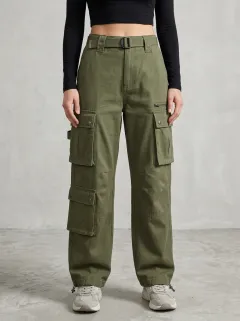 Signature Multi Pocket Tactical Style Style Women's Multi Pocket Cargo Pants