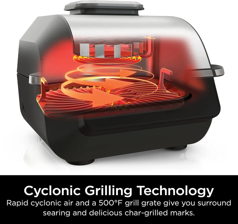 Ninja EG201 Foodi 6-in-1 Indoor Grill with Air Fry