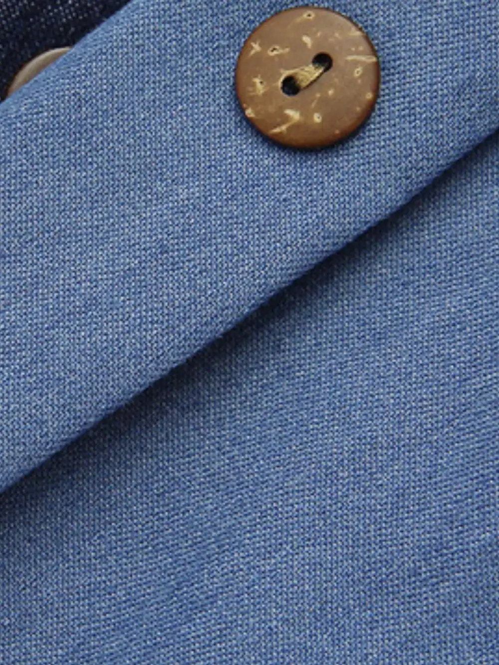 Full Size Button-front Denim A-line Skirt Plus Size