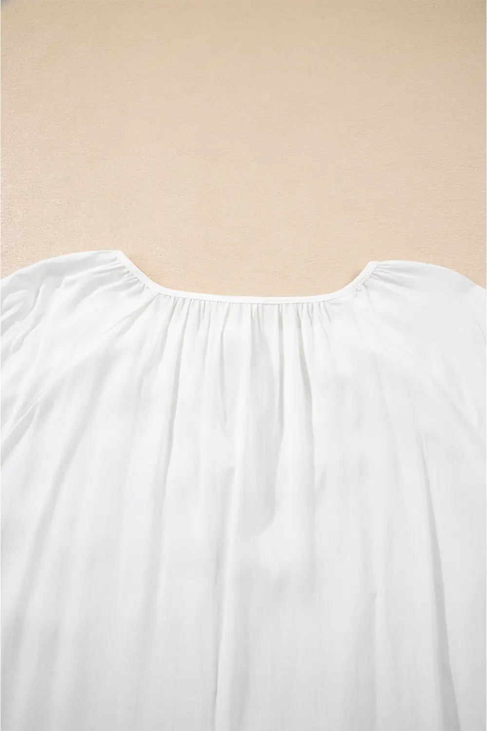 Floral Embroidered V-Neck Blouse