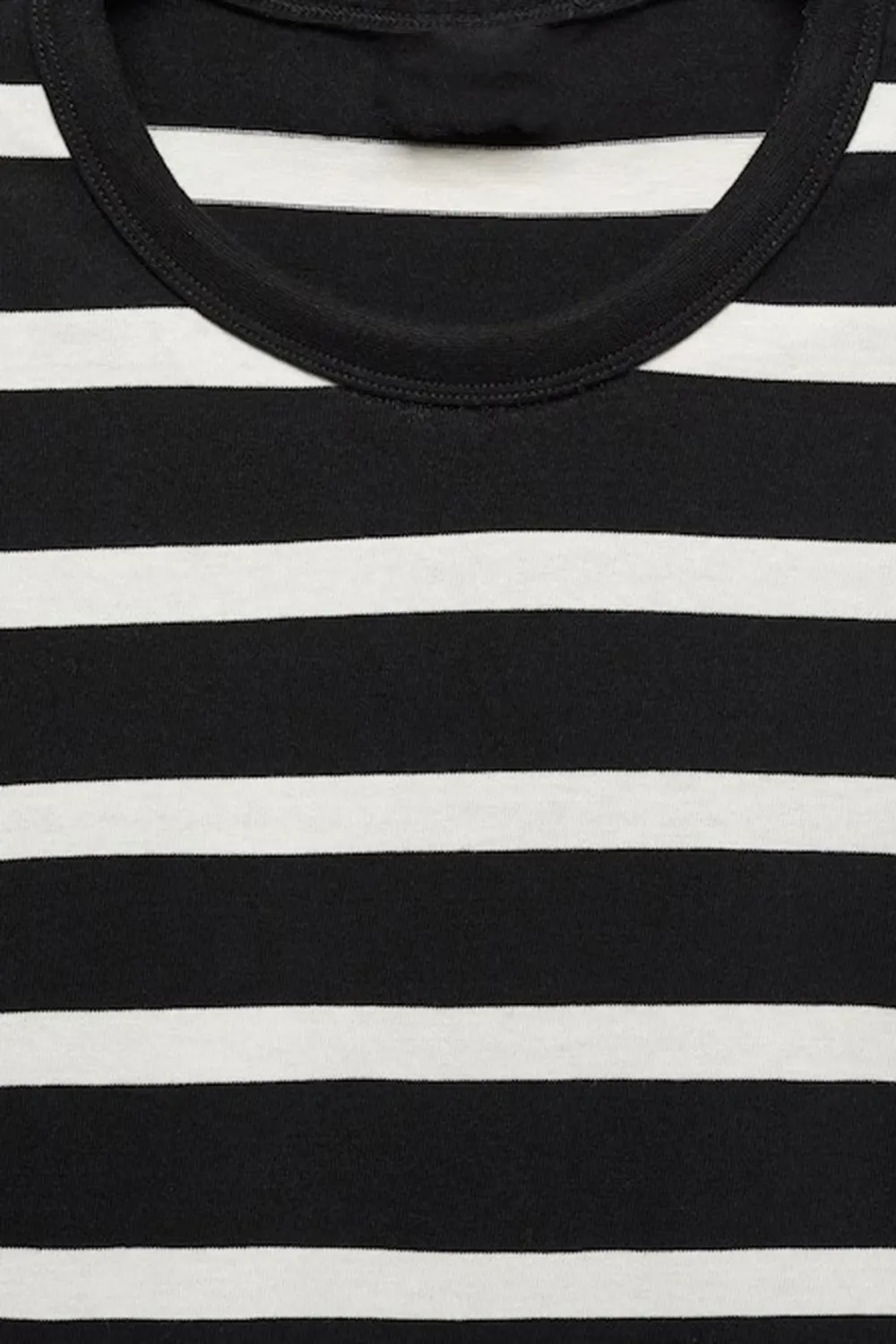 Striped Cotton Long Sleeves T-Shirt