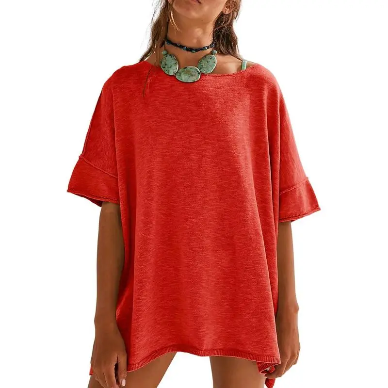 6PACK-Mineral Wash Oversized Top