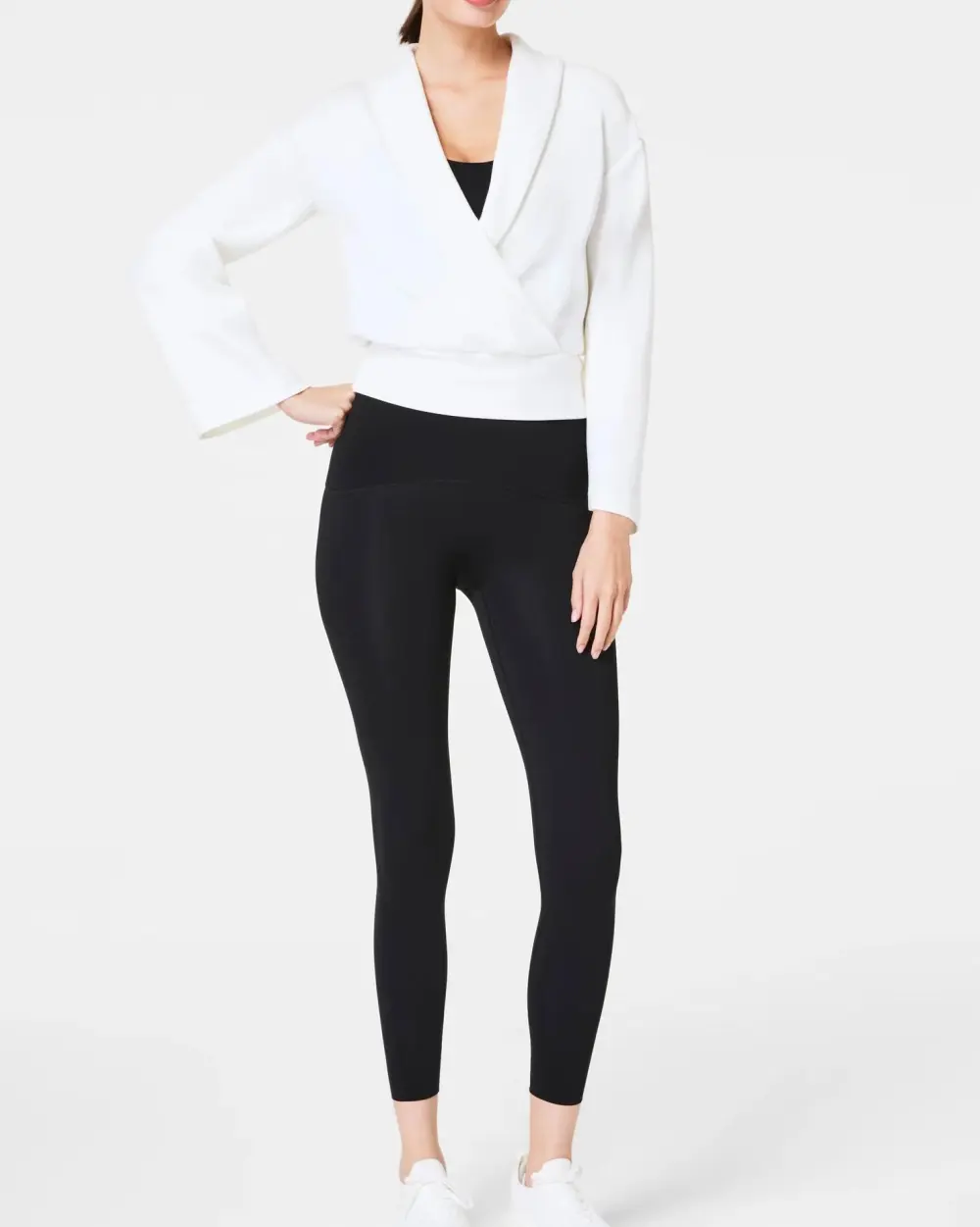 Shawl Collar Wrap Top