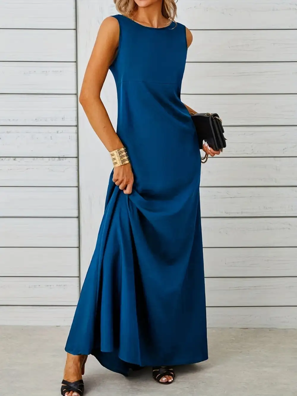 Sleeveless Flowy Maxi Dress
