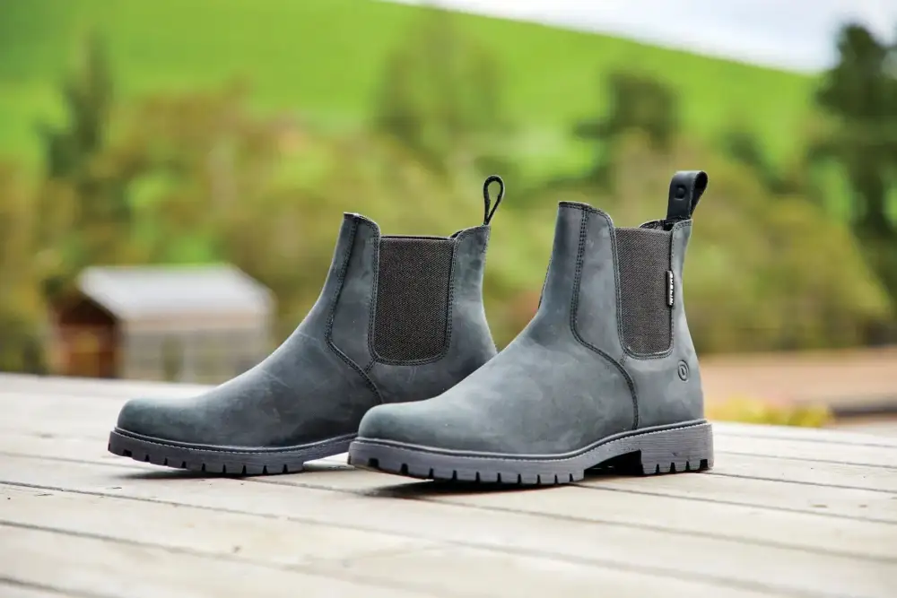 Refined Leather Comfort Riding Boots