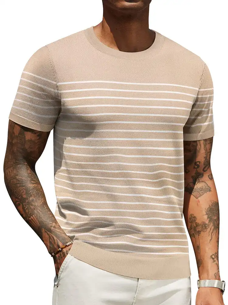 Casual Basic Knit T-Shirt