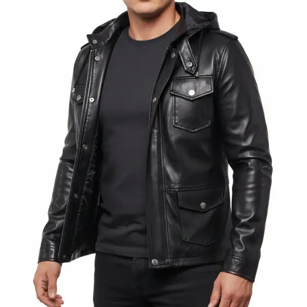 Suede Biker Bomber Motorcycle Jacket