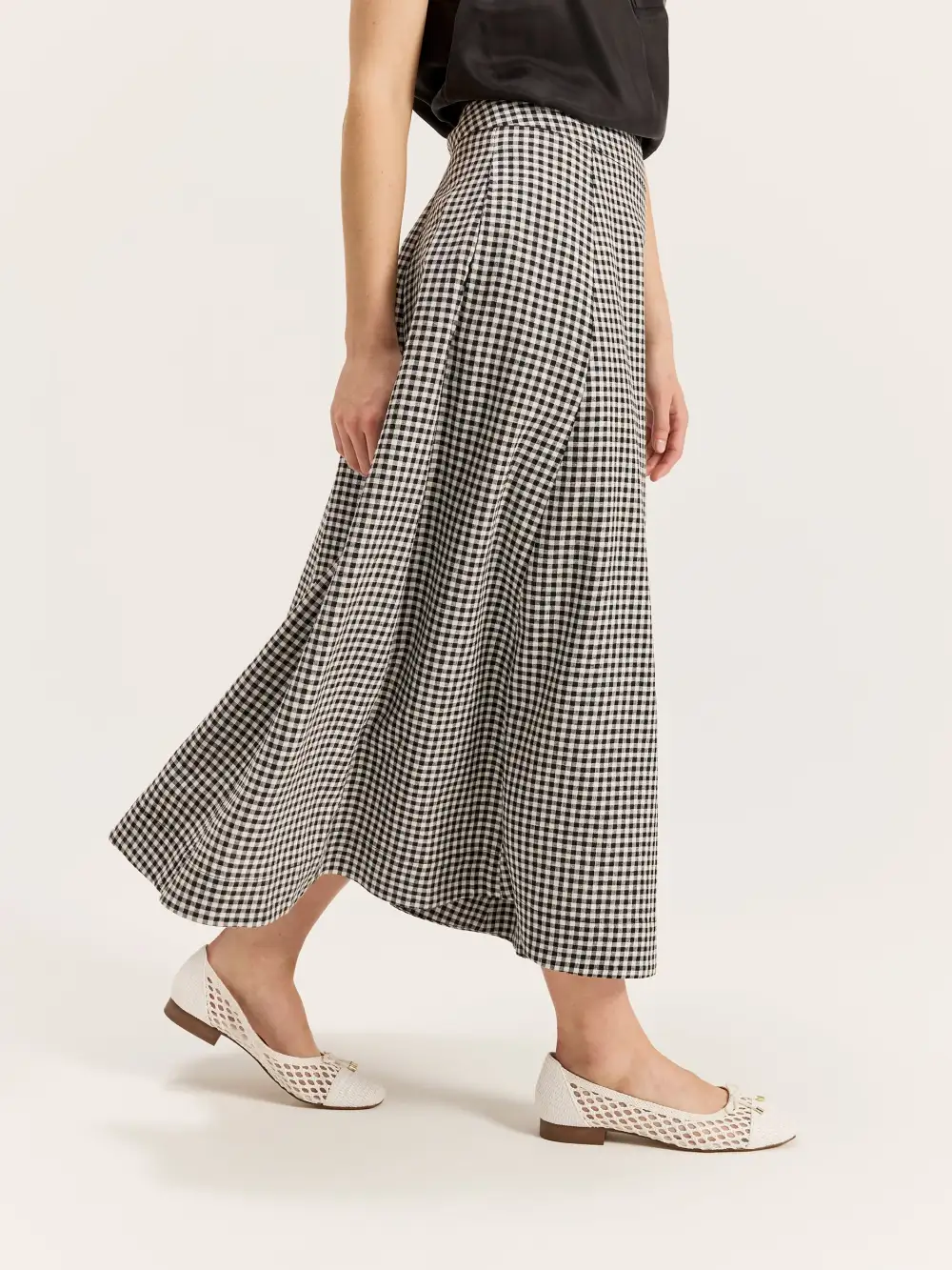 Courtside Check Skirt