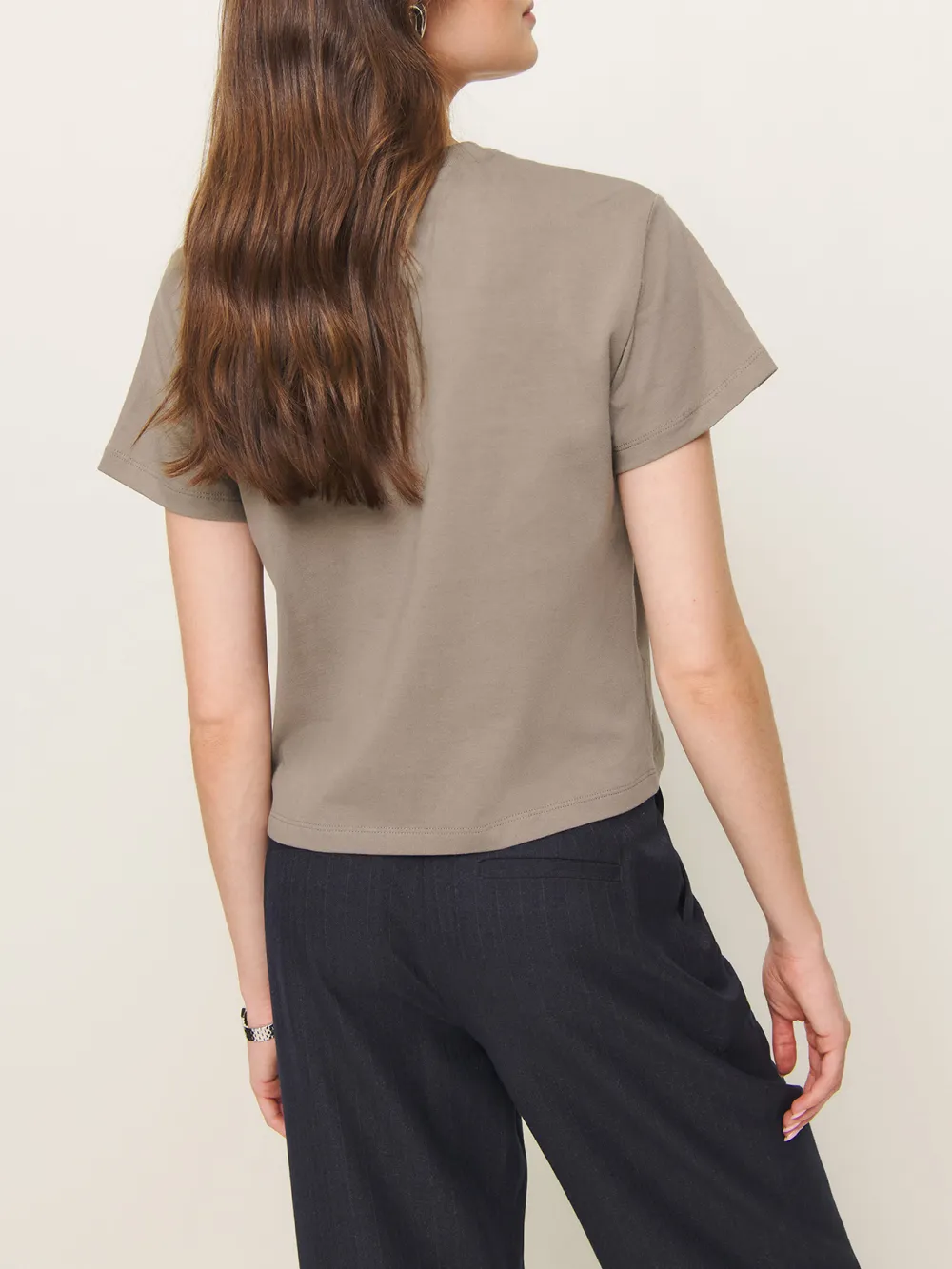 Crew Neck Cotton T-Shirt