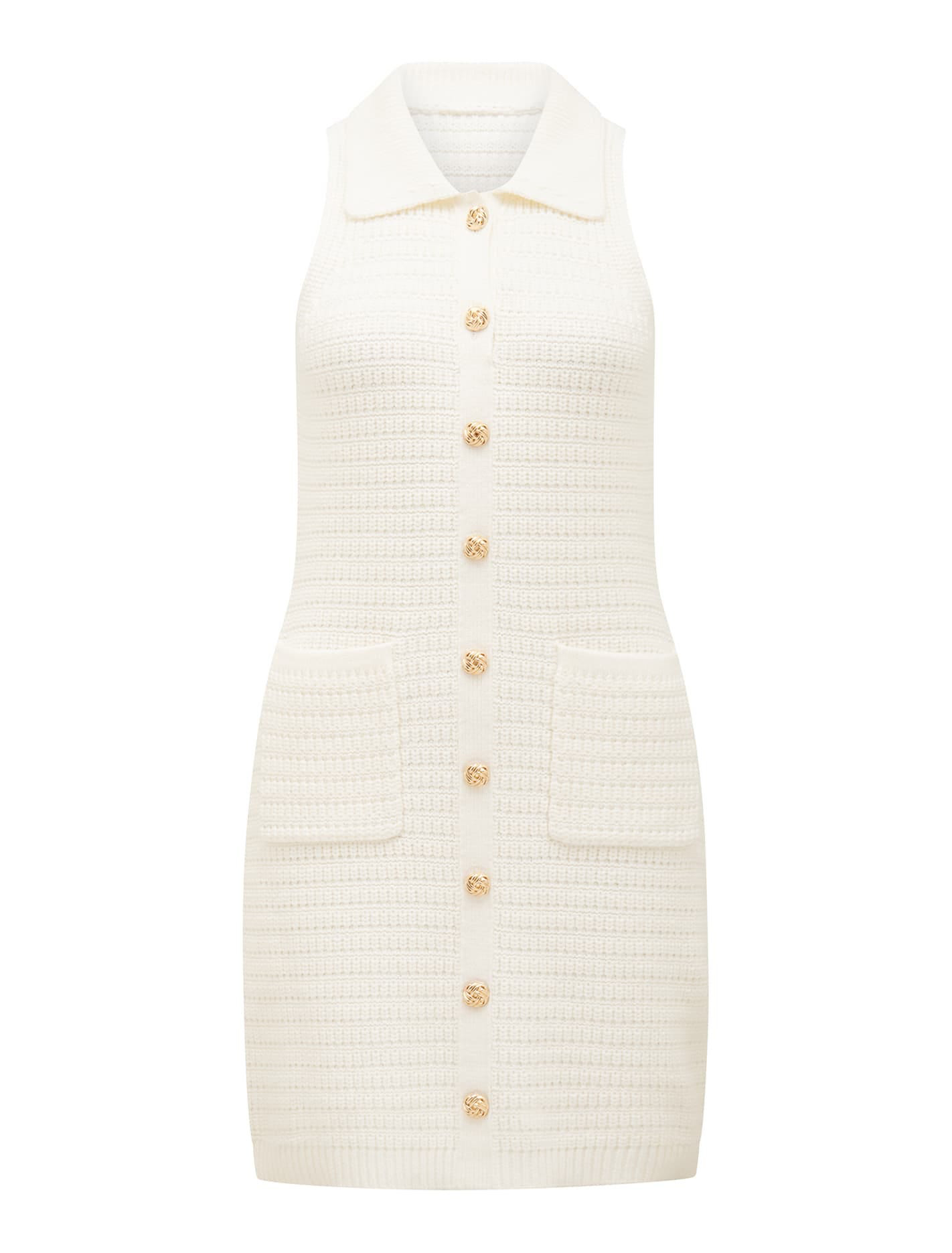 Textured Knit Mini Dress