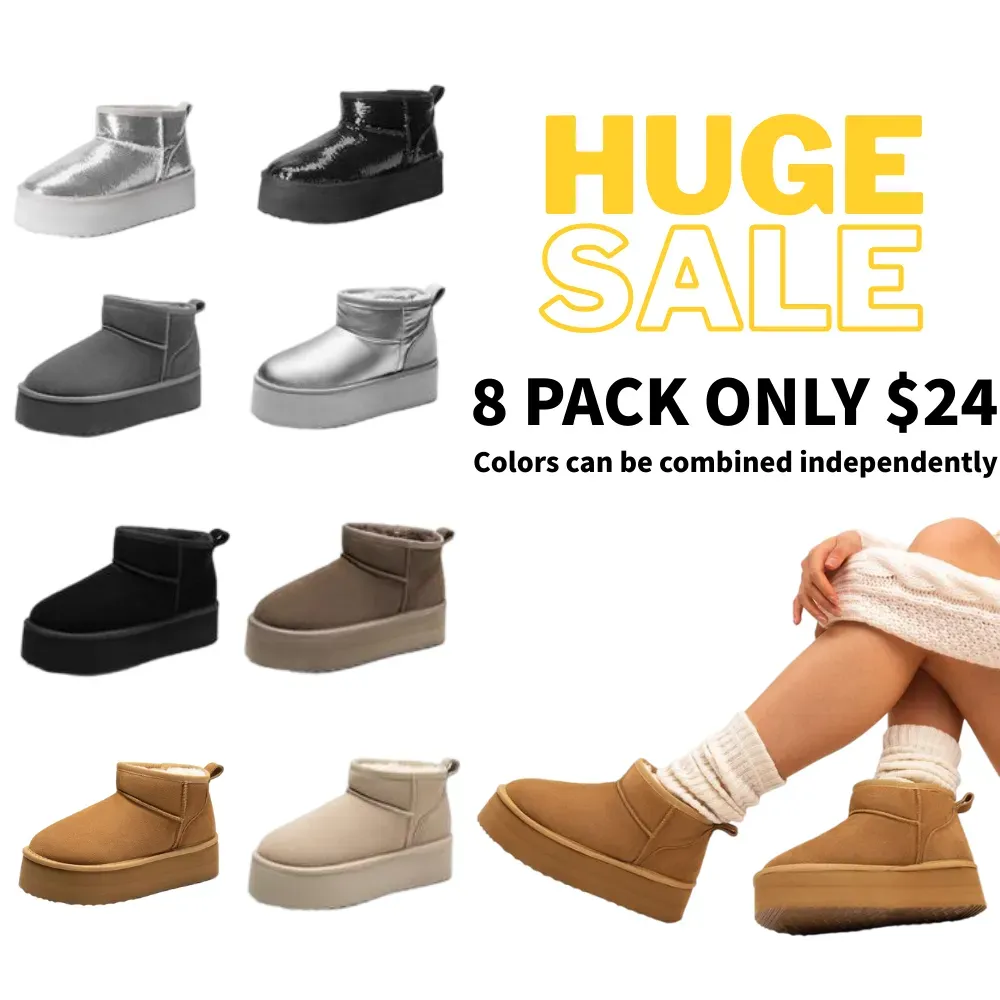 🔥 Winter Essential – 50% OFF! | Women’s Classic Suede Snow Boots with Memory Foam & Anti-Slip Sole